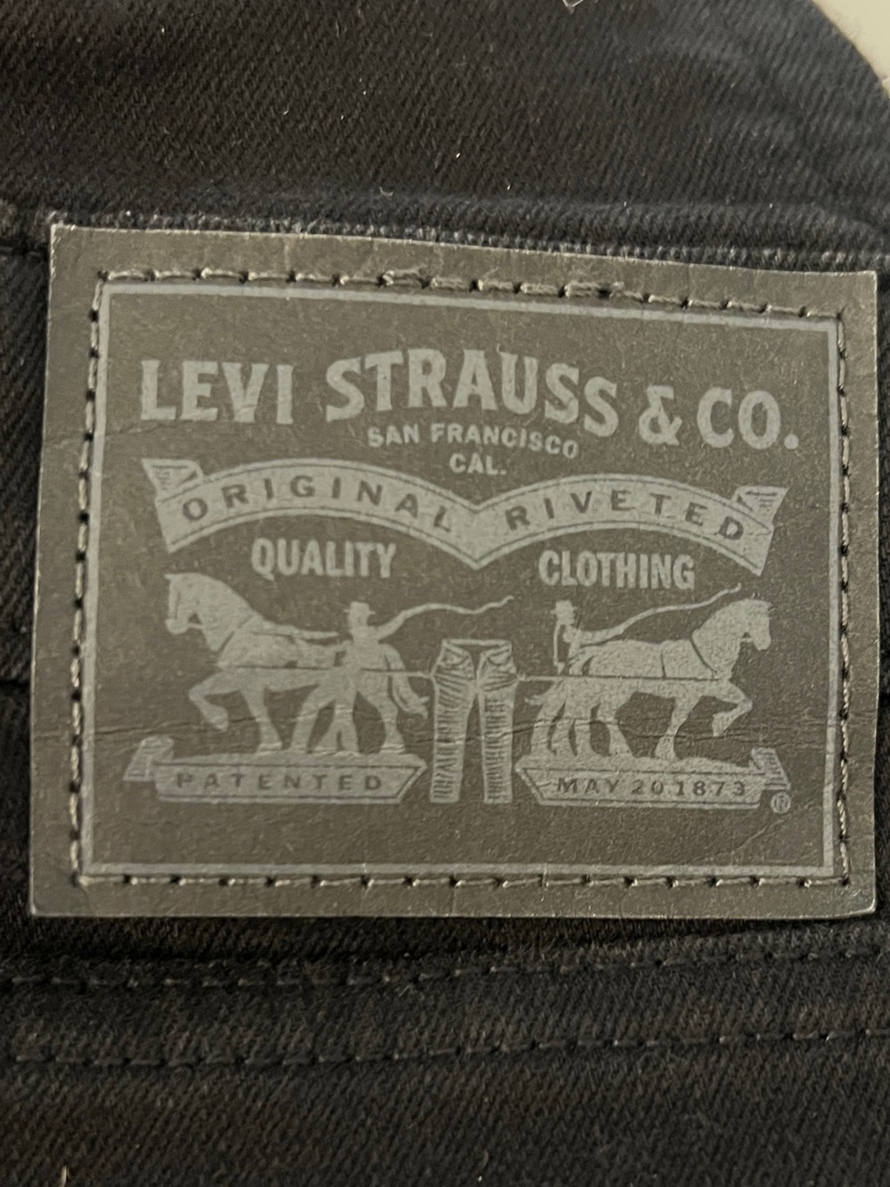LEVI STRAUSS Women's Black Denim Jean Overalls Size 28 - Picture 4 of 5